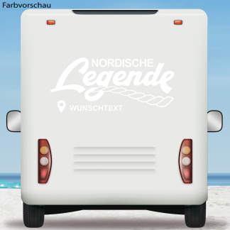 Wohnmobil Aufkleber Nordische Legende