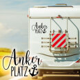 Wohnmobil Aufkleber Ankerplatz