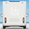 Wohnmobil Aufkleber Ankerplatz
