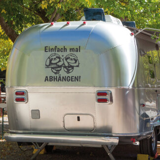 Wohnmobil Aufkleber Faultiere Einfach mal abh&auml;ngen