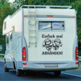 Wohnmobil Aufkleber Faultiere Einfach mal abhängen