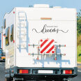 Wohnmobil Aufkleber Follow your dreams