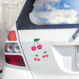 Auto Aufkleber Kirschen Rockabilly SET Pink Sticker Tattoo