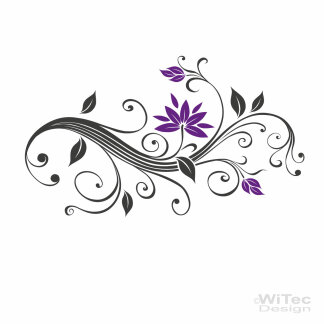 Blumenranke Wandtattoo Wandaufkleber Blumen Ranke