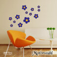 Wandtattoo BLUMEN Aufkleber Wandaufkleber Sticker