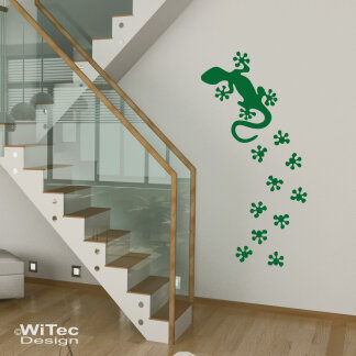 WA115 Wandtattoo GECKO Gekko Wandaufkleber Walltattoo