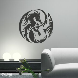 Wandtattoo Drache Dragon Wandaufkleber