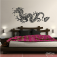 Wandaufkleber DRACHEN Aufkleber Walltattoo Asia