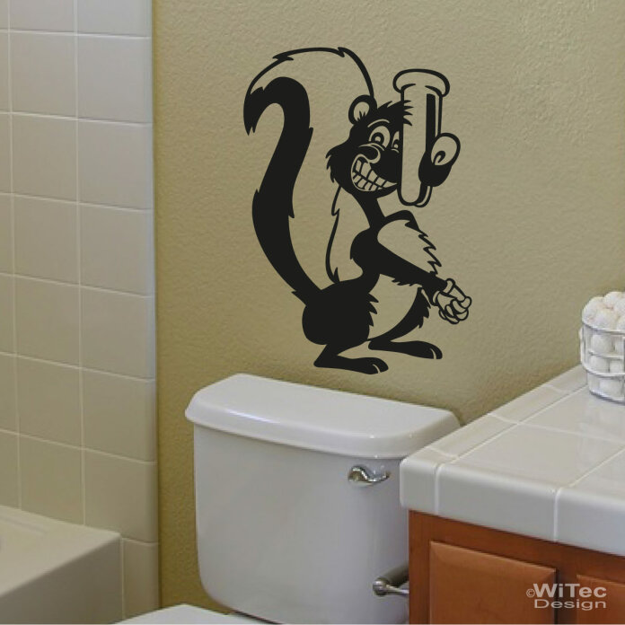 Wandtattoo Stinktier Wandaufkleber Walltattoo