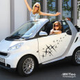 Autoaufkleber Sterne Dekor smart