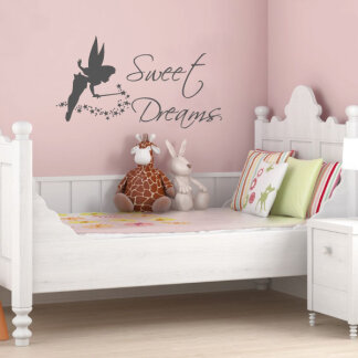 Wandtattoo Sweet Dreams Elfe Sterne Kinderzimmer